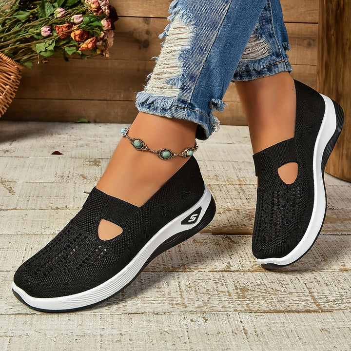 Kvinnors Slip-On Sneakers | Perforerad Ortopedisk