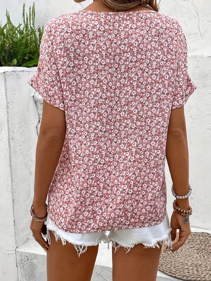 Kvinnors Blus | Blommönster