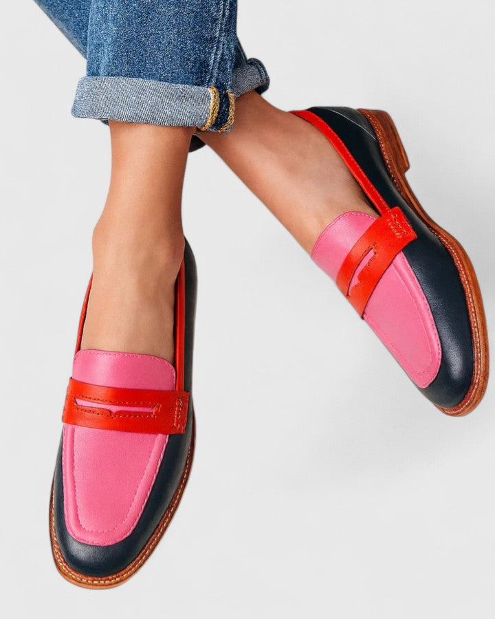 Kvinnors Bekväma Loafers | Ortopediska Rosa Dämpade