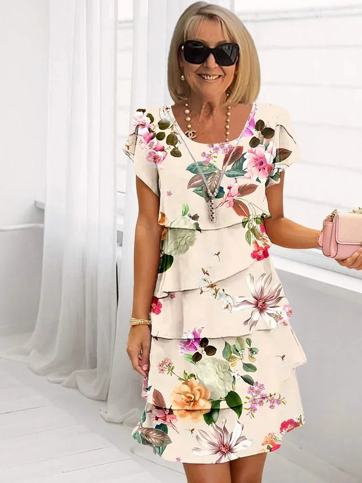 Kvinnors Klänning | Blommig Lager Mini