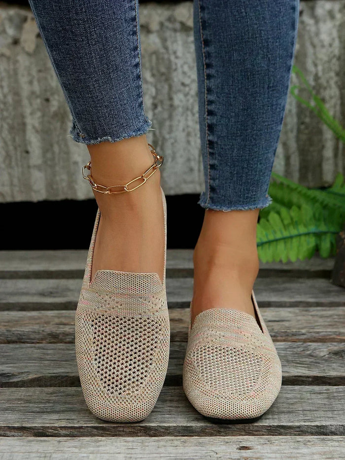 Dam Ortopediska Skor Lätta med Mesh och Slip-On