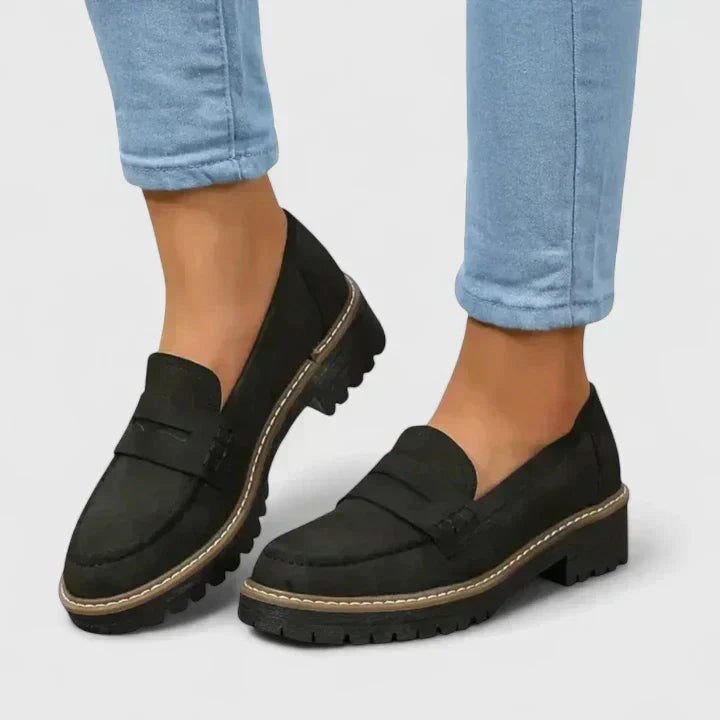 Loafers För Kvinnor | Lug Sole Stängd Tå